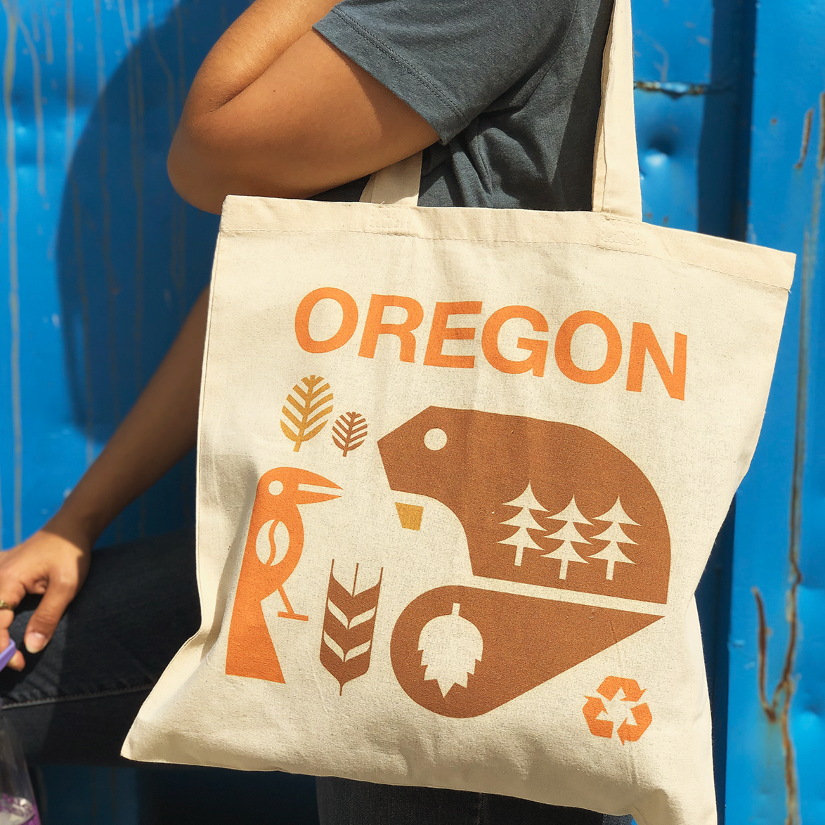 Oregon Stamp Tote