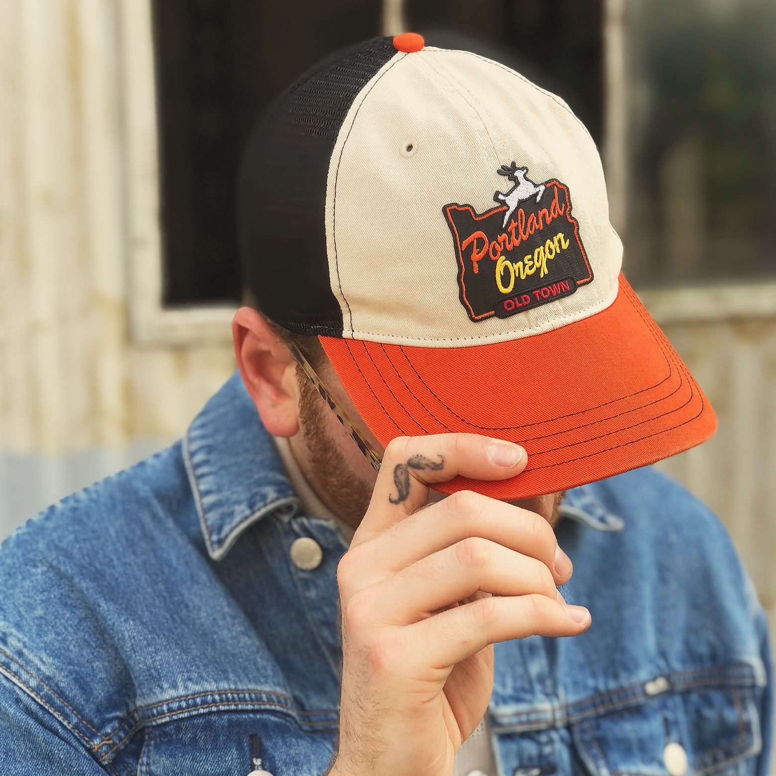 Stag Sign Patch Hat